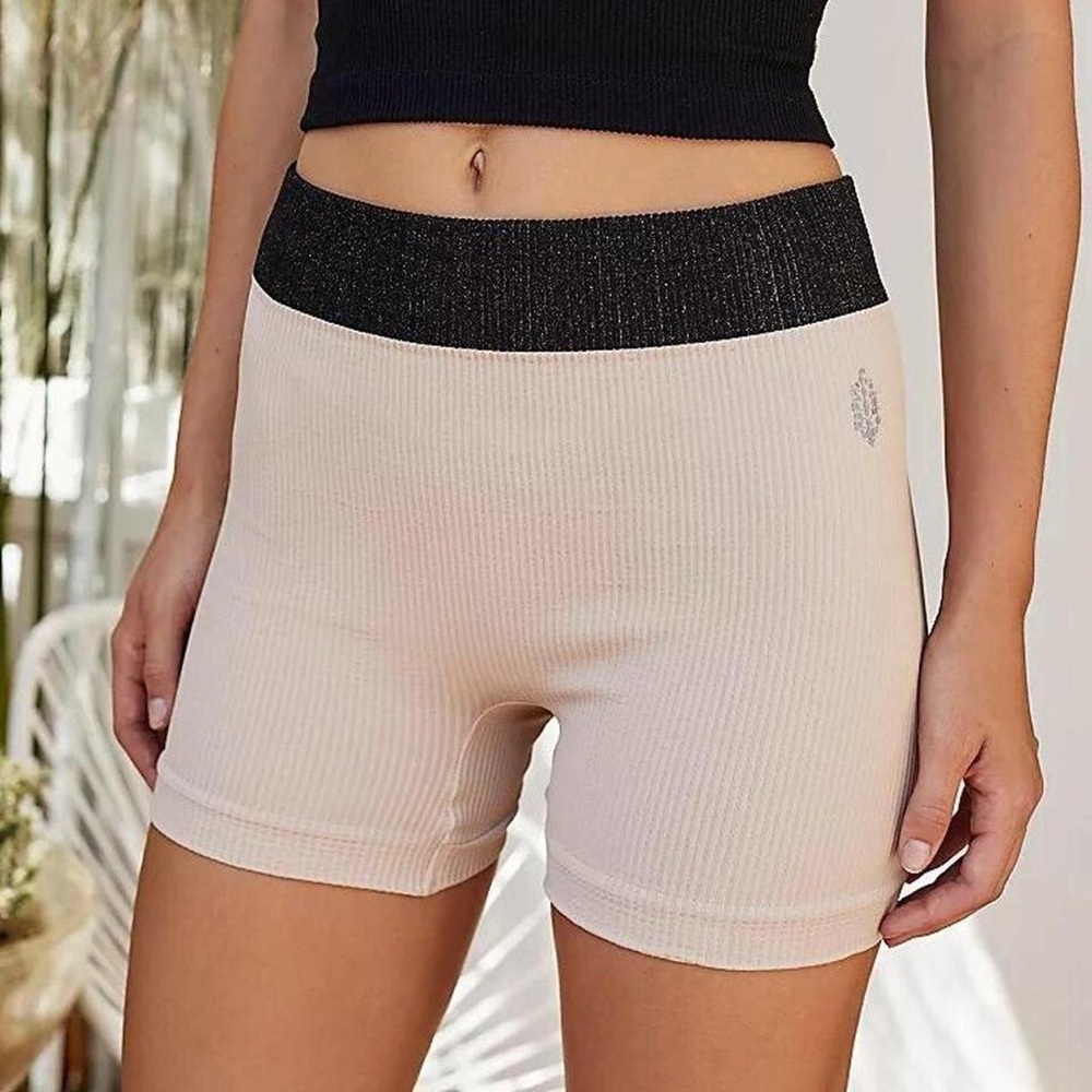 Free people movement prajna shorts xs/s stone eagle